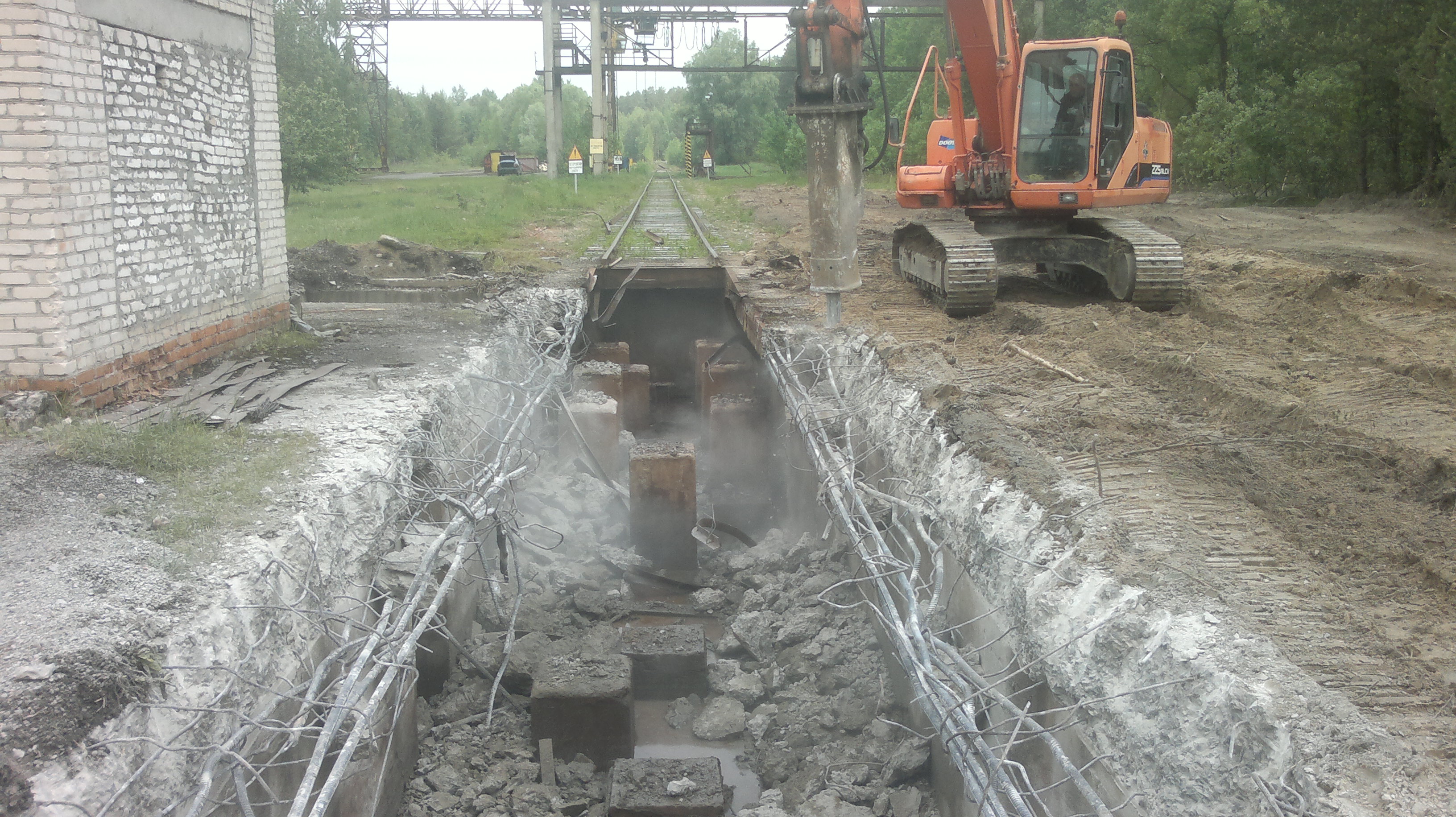 Демонтаж механических вагонных весов