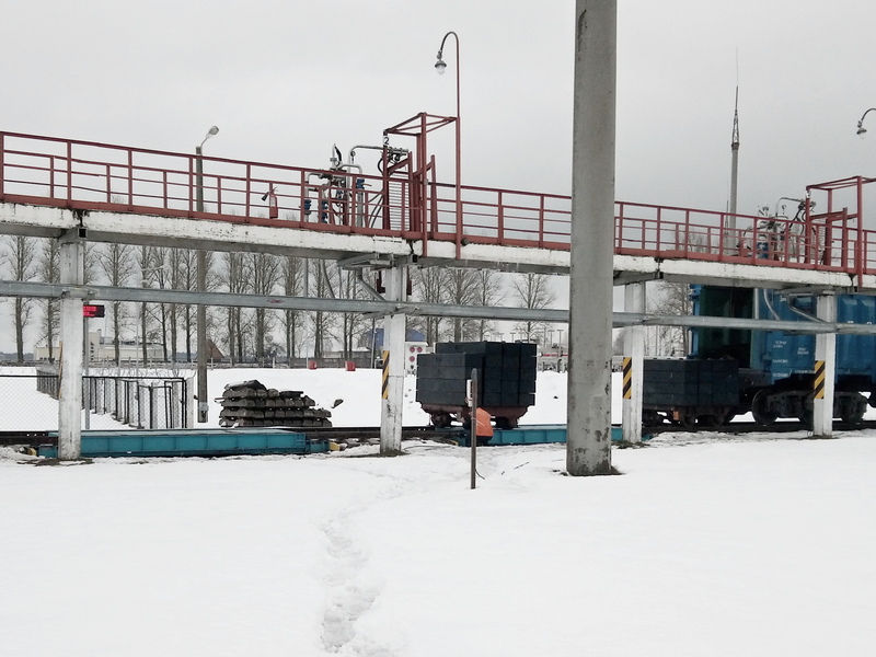 Статические вагонные весы для УП «Витебскоблгаз»